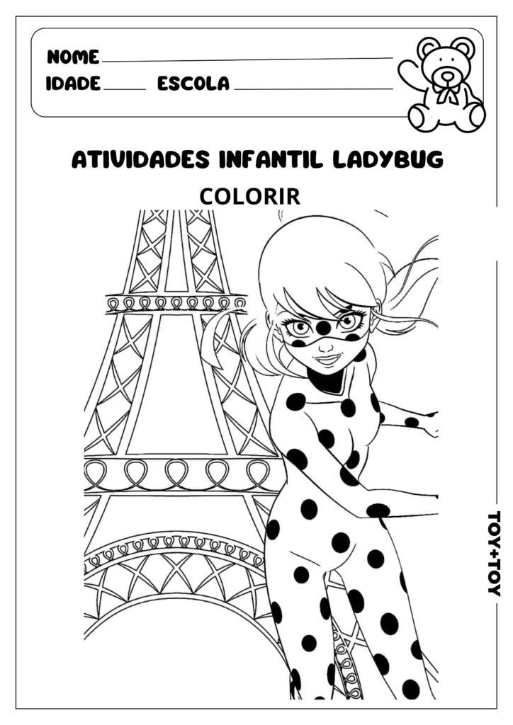 Atividades Infantil Ladybug - TOY + TOY